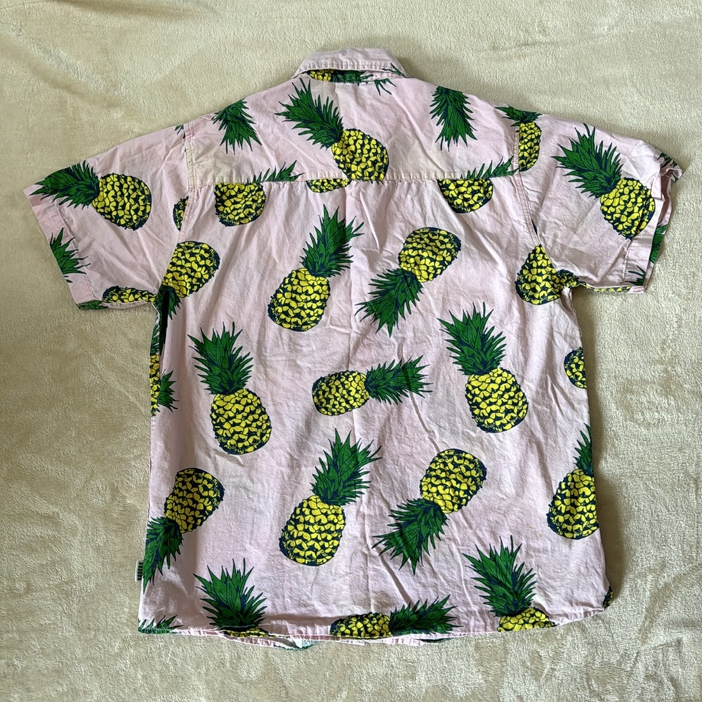 Cornerstore Bodega Pineapple Button Down Top - image 5